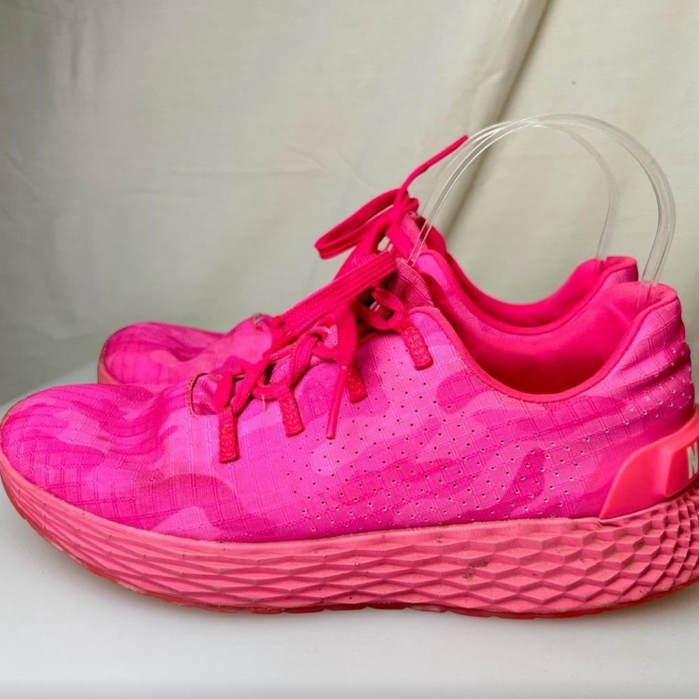 Hot pink NoBull runners